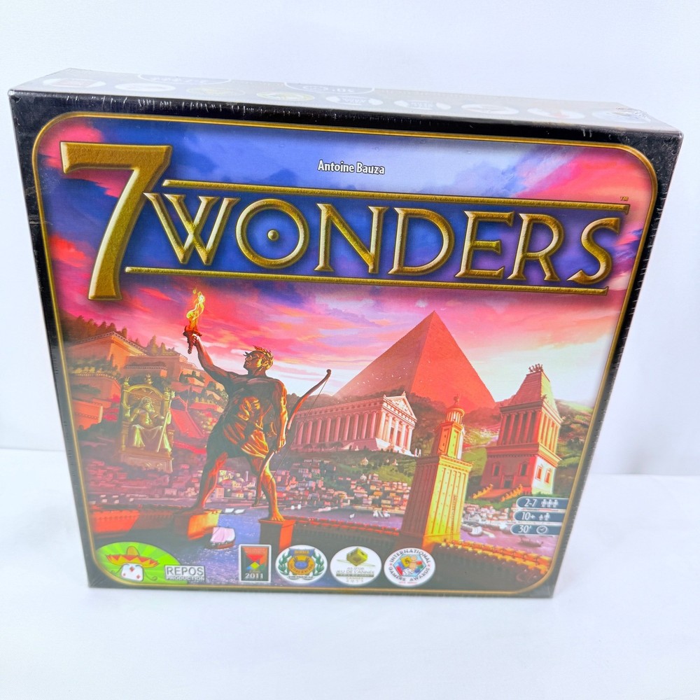 7 Wonders Board Game Repos Production Antoine Bauza SEV-EN01 New Sealed