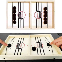 Fast Sling Puck Game Paced Desktop Winner PK Game Board Family Toys Child Gift