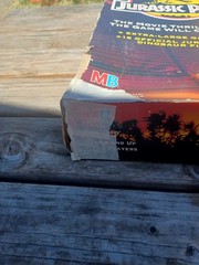 1992 Jurassic Park Board Game by Milton Bradley Almost Complete w/ Manual