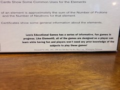 ELEMENTO Periodic Table Learning Board Game 1996 Science Games NEW
