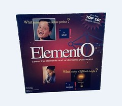 RARE / ELEMENTO Periodic Table Learning Board Game 1996 Science Fun! *COMPLETE*