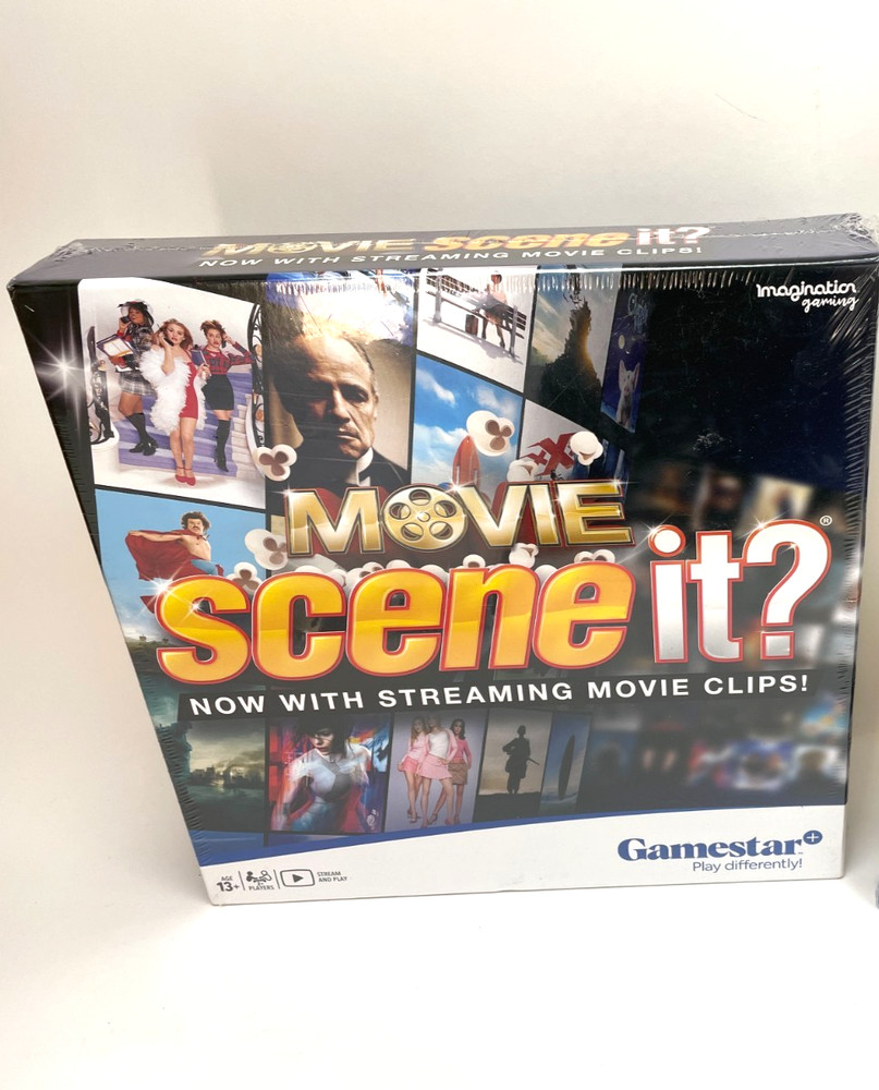 Movie Scene It? Board Game Gamestar+ Streaming Trivia New Sealed