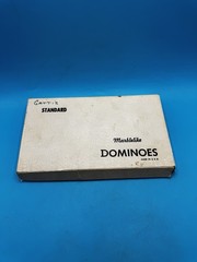 RARE Vintage Set Of Puremco Marblelike Ivory Dominoes – USA Waco, Texas – No 616