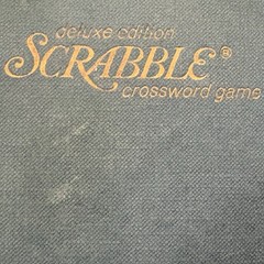 Vintage 1977 Scrabble Deluxe Edition Set Board Turntable Selchow Righter