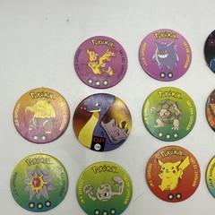 Pokemon Pogs Collectible Set Various Characters & Animals Lot Of 23