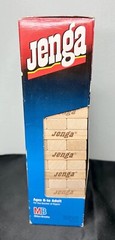 Vtg 1995 Jenga Classic Block Stacking Game Hardwood Milton Bradley 8+ USA Sealed