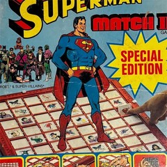 Ideal Toys Superman Match II Special Edition Memory Game Comics Theme 1978