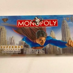 Vintage Monopoly Superman Returns Collector’s Edition 2006 Board Game Hasbro