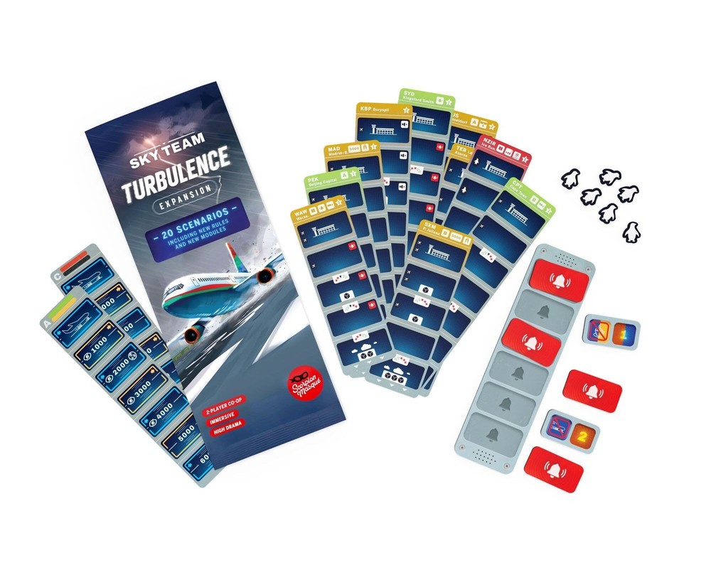 Sky Team Turbulence Expansion | Cooperative Dice Game | Ages 12+ | 2 Players …