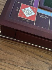 1991 Franklin Mint Monopoly Collector’s Edition Wooden Luxury Game See Pictures
