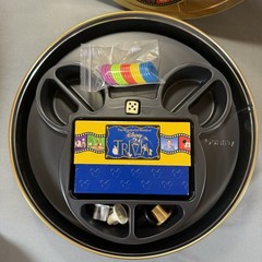 The Wonderful World Of Disney Trivia Game, Gold Tin, 1997 Mattel, Good Condition
