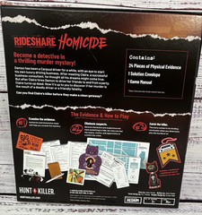 Hunt A Killer Rideshare Homicide Board Game Immersive Detective Mystery Game