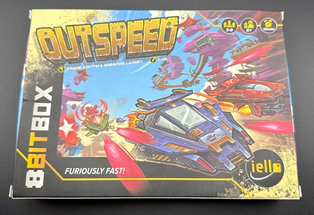 Outspeed Game – Eight Bit Box Series – Iello – Complete – Pieces New Unused, VG