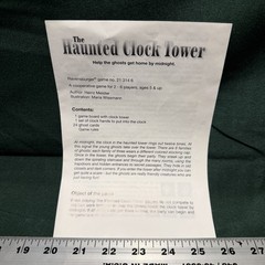The Haunted Clock Tower Memory Board Game Vintage 1994 Ravensburger – Ships Free