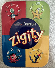 Cranium Zigity Word Card Game, Complete, 2 Players, Ages 8-11, 2002