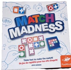 Match Madness Pattern Matching Puzzle Game by FoxMind Complete Ages 7+ _A3
