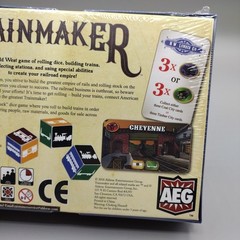 Trainmaker Board Card Dice Game Chris Leder AEG Railroad Push Your Luck Trains