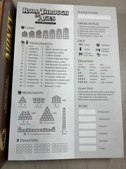 New Open Box Roll Through The Ages The Bronze Age Game 2008 Gryphon Games
