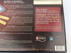 Super Scrabble Board Game by Hasbro – 2004 – 100% COMPLETE with All 200 Tiles!