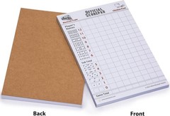Mexican Train & Chicken Foot Dominoes Scorepad – 60 Sheets, 8.2 x 5.5 Inches