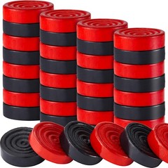 Sumind 48 Pcs Wooden Checkers Pieces 1.06 Inch Checker Pieces in Drawstring Stor