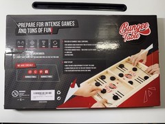 Bungee Table Fast Sling Puck Game 17 x 10 Wooden Board Game New Sealed