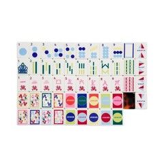 Premium American Mahjong Set 160pcs – Multicolor Pop