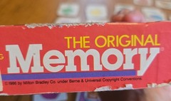 The original memory matching card game by milton bradley 1986