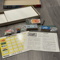 Vintage Credit Card Board Game Credit Ability Board Game The Ungame Co. 1980