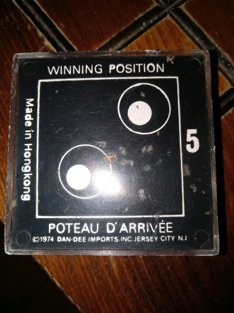 Vintage Pocket Game 1974 “Winning Position” “Poteau D’Arrivee” Dan-Dee Hong Kong