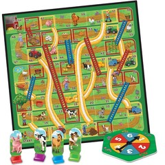 MasterPieces – Old MacDonald’s Farm – Slides & Ladders Board Game