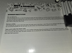 *RARE* “Not A Problem!” 2017 Board Game for “Quick-Thinking Creative Types”