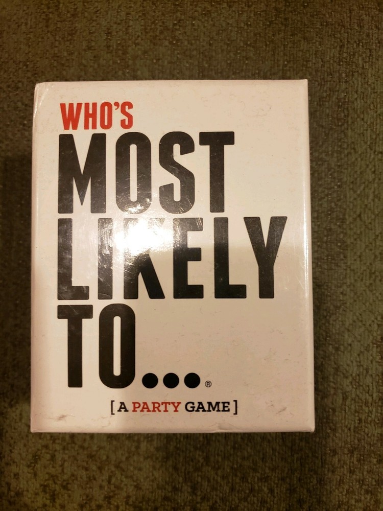 Who’s Most Likely To… A Party Game – Drunk Stoned or Stupid NEW & Sealed. H