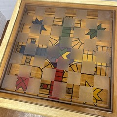 Cardinal 2002 GAME HOUSE 10 Classic Games WOOD Boards & Box Chess Checkers Pachi