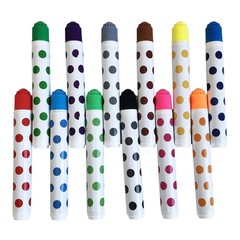 Bingo Daubers 12 Pack Mixed Colors Dot Art Markers