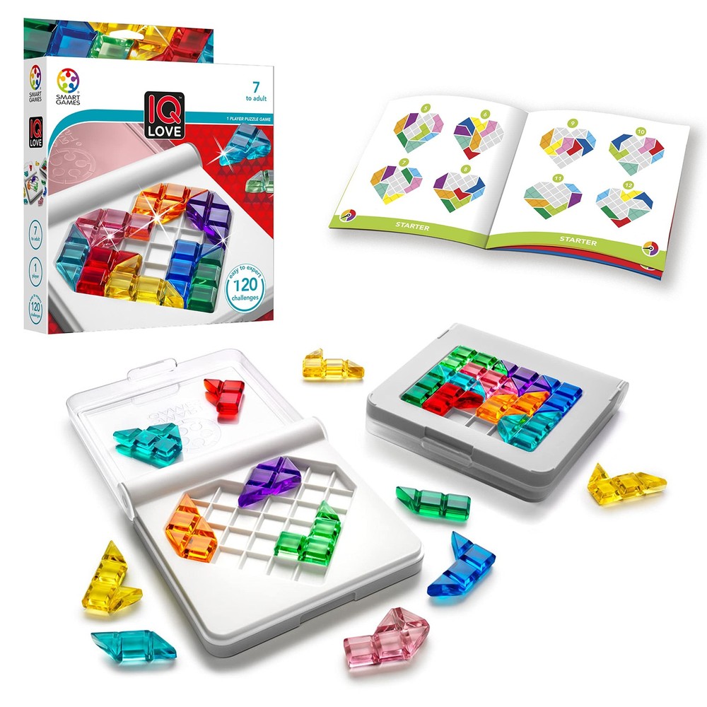 IQ Love Travel Puzzle Game with 120 Challenges for Ages 7 – Adult