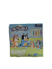Bluey Trouble Pop-O-Matic Board Game Hasbro Kids Family 2-4 Players Damaged Box