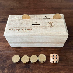 Penny Game – Fun Board Game Works with Coines, Get Rid of Coins to Win, Penny Ga