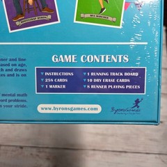 Byrons Games Math Sprint The Mental Math Board Game New Sealed 2020 2-8 Players