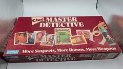 Clue Master Detective Board Game Vintage 1988 Parker Brothers 100% Complete