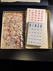 Family Fun Bingo E.E. Fairchild Corporation Traditional Game Vintage Antique
