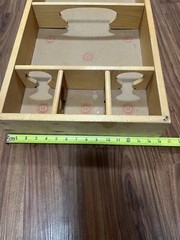Vintage 1960s Merdel Skittles No #401 Wooden Bowling Game BOARD ONLY