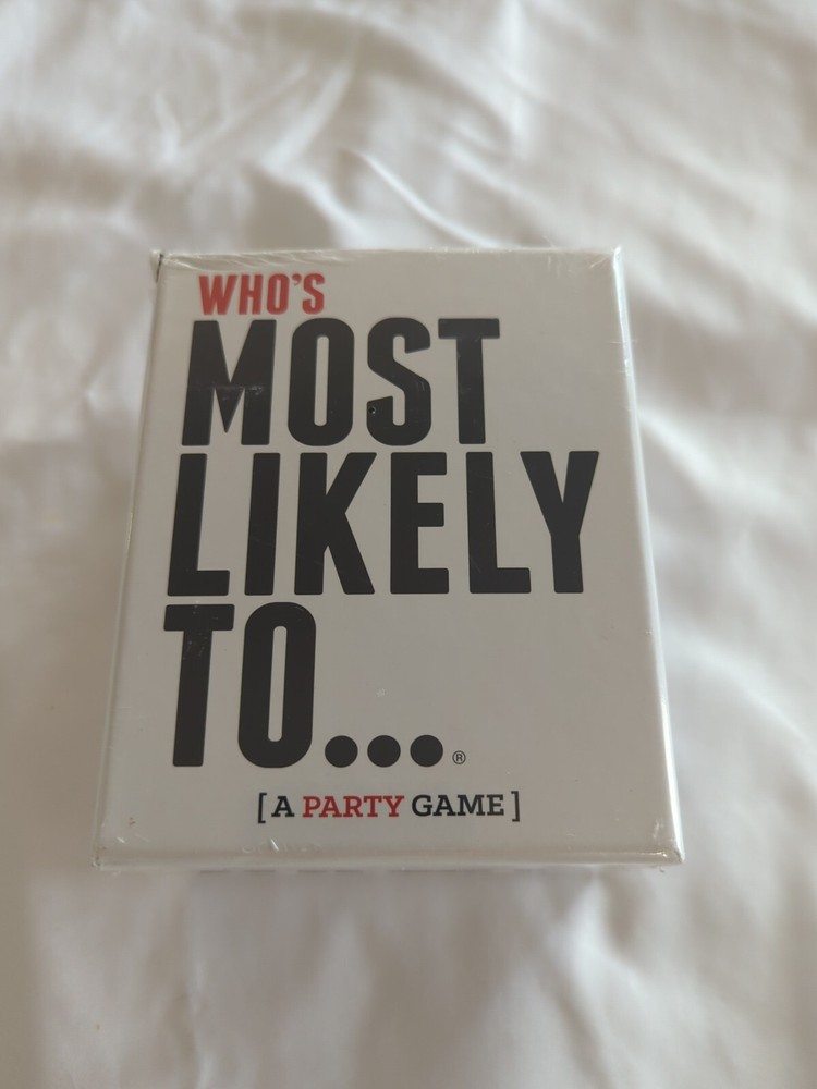 Who’s Most Likely to… A Party Game by Drunk Stoned Stupid Games -NEW Complete 