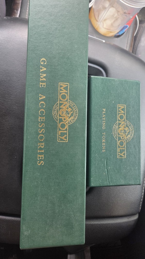 Parker Brothers Monopoly Collector’s Edition 1991 Franklin Mint Accessories