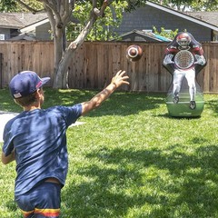 Portable Inflatable Football Challenge with Scoreboard – Perfect for Parties