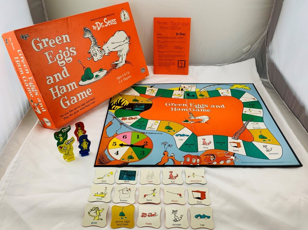 1996 Green Eggs and Ham Game by University Games Complete in Great Condition