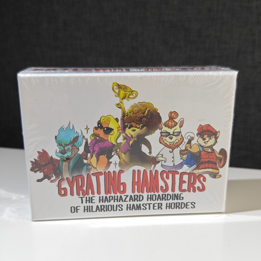 Gyrating Hamsters Fast Paced Interactive Strategy Card Game Brand New