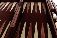 Vintage Pro Tournament Backgammon Set For Restoration 70-80s 23.5″ 1.4″ Checkers