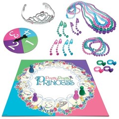 Winning Moves Pretty Pretty Princess 1990s Jewelry Dress-Up Game 2-4 Players