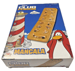 Disney Club Penguin Mancala Wooden Board Game by Cardinal #64157 47 – Stones SEE